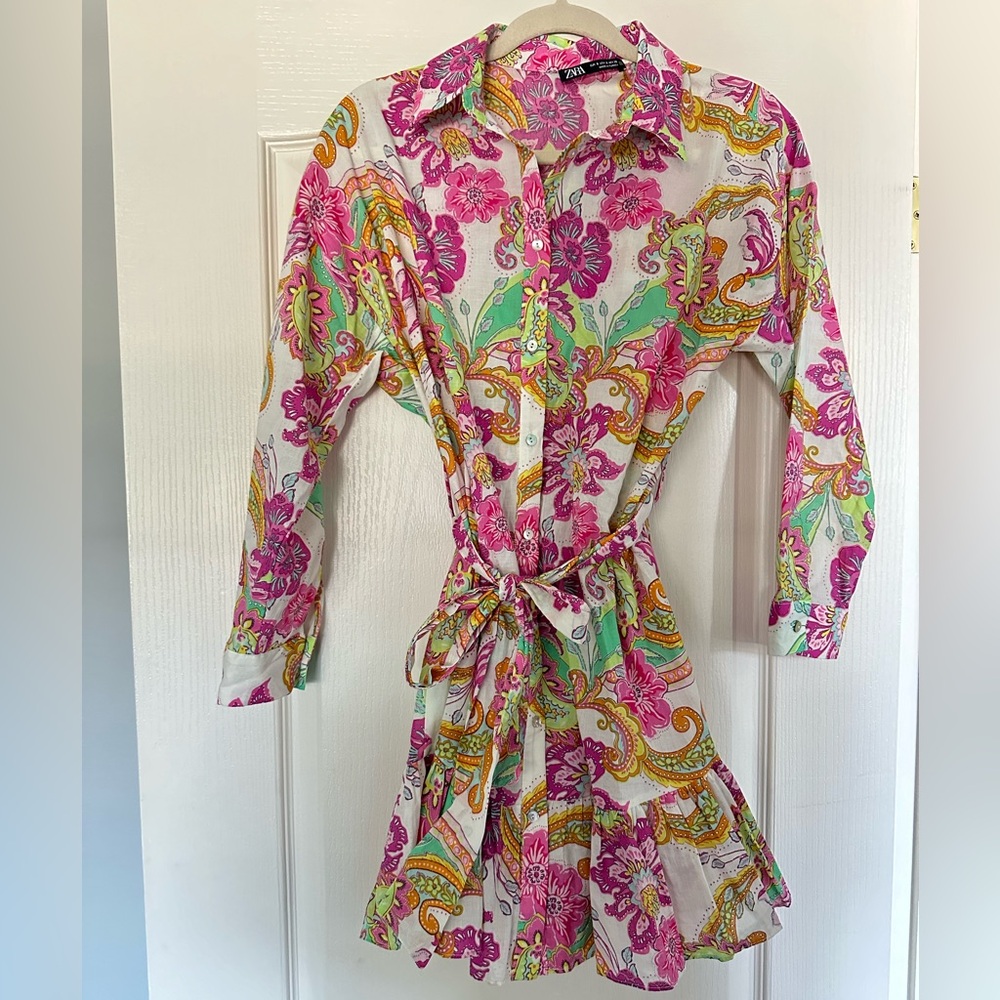 Zara Floral Mini Dress